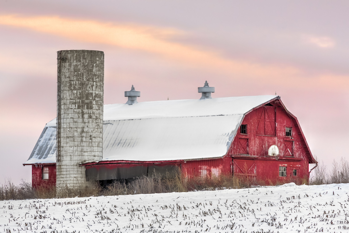 Old Style-Barn in Indiana most popular house styles