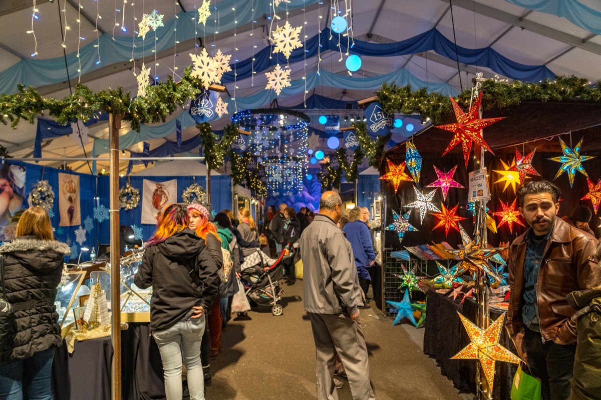 Bethlehem, PA Christmas market. 