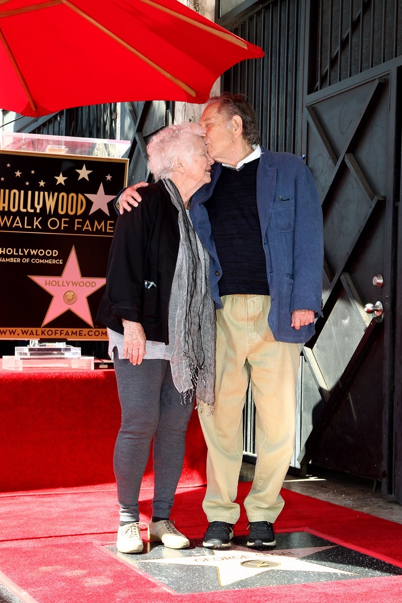 George Segal star on Hollywood Walk of Fame