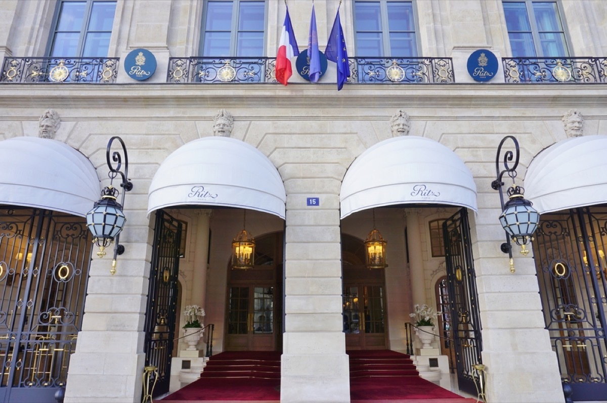 Ritz Hotel in Paris