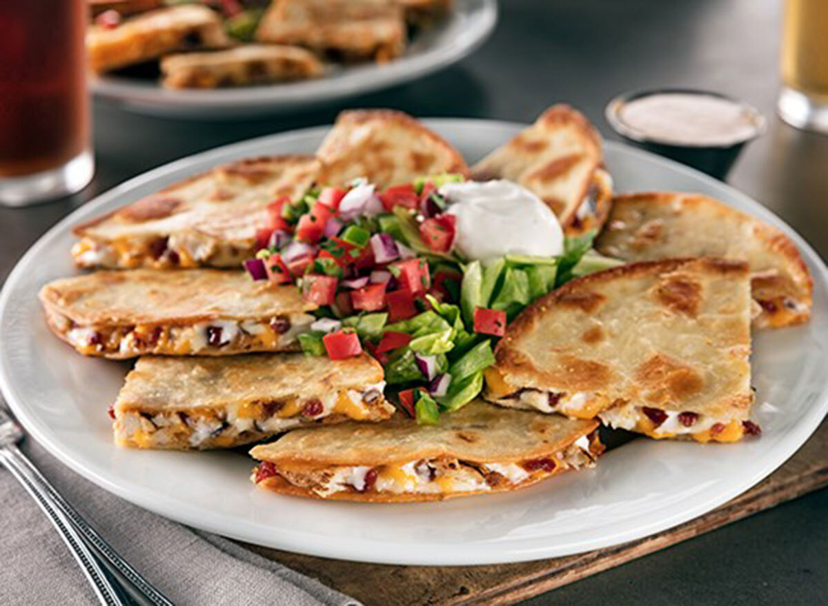 Quesadilla bacon ranch steak