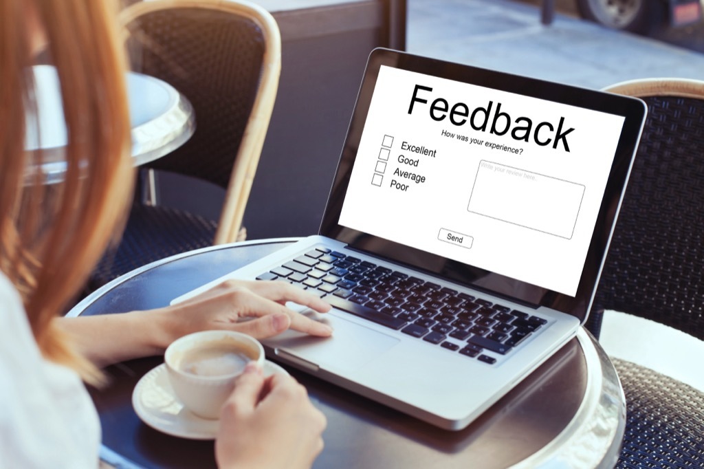 online feedback