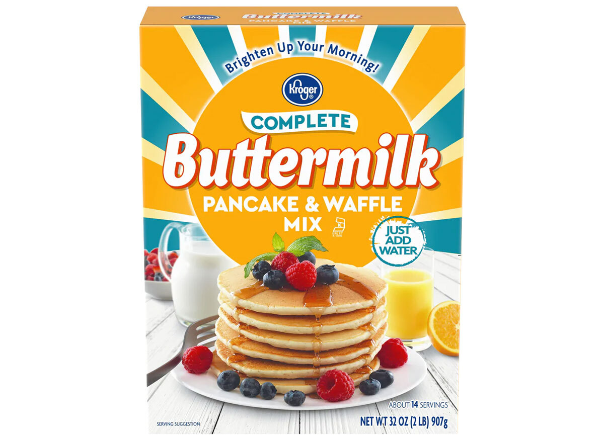 box of kroger pancake mix