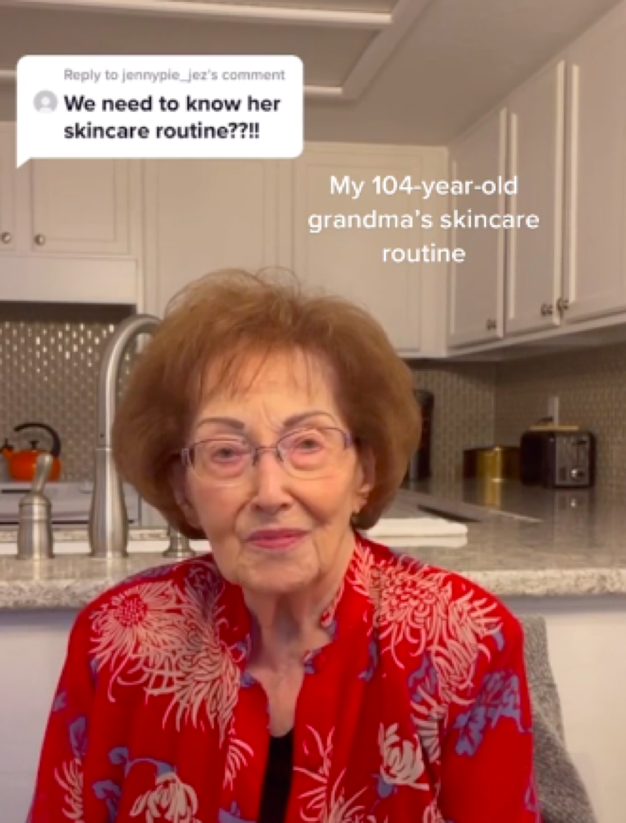 Jennifer Hart shares 104-year-old grandmother's skincare routine in TikTok video