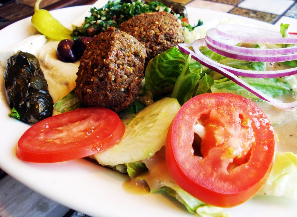 greek veggie platter