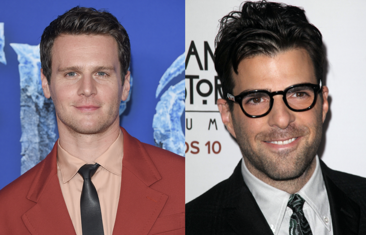 Jonathan Groff and Zachary Quinto