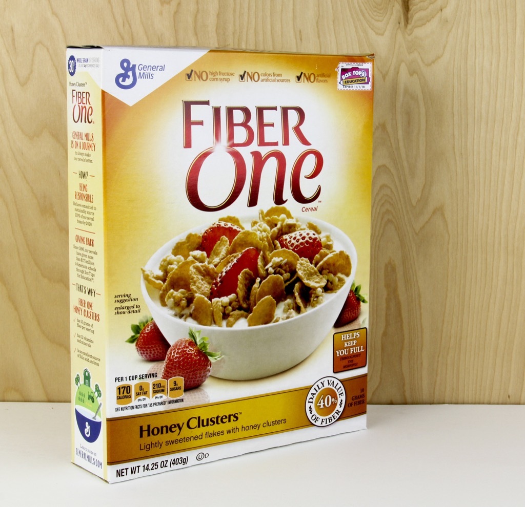 Fiber one cereal, which is one of the best anti-aging foods for men north of 40. 