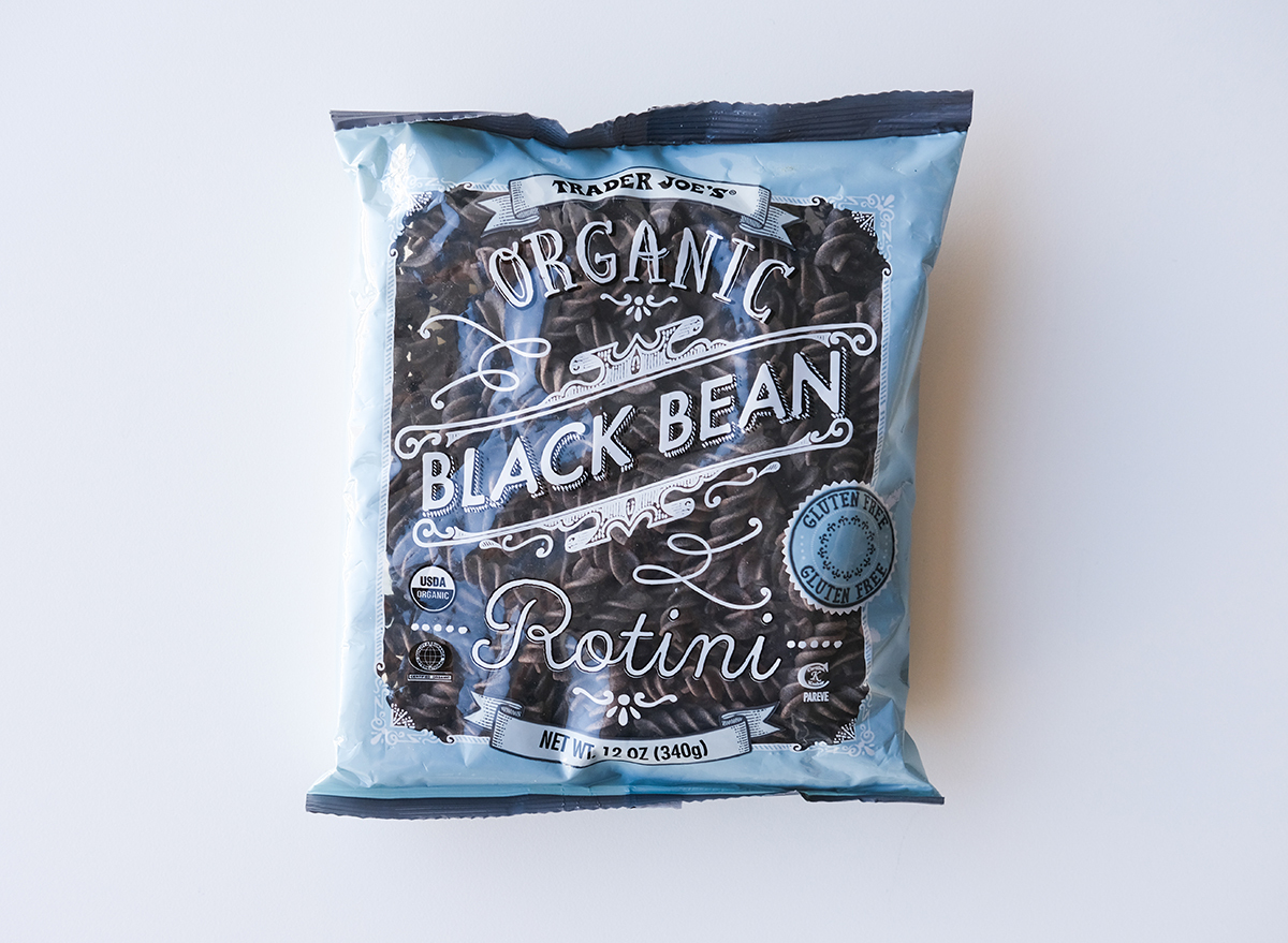 organic black bean rotini from trader joe's