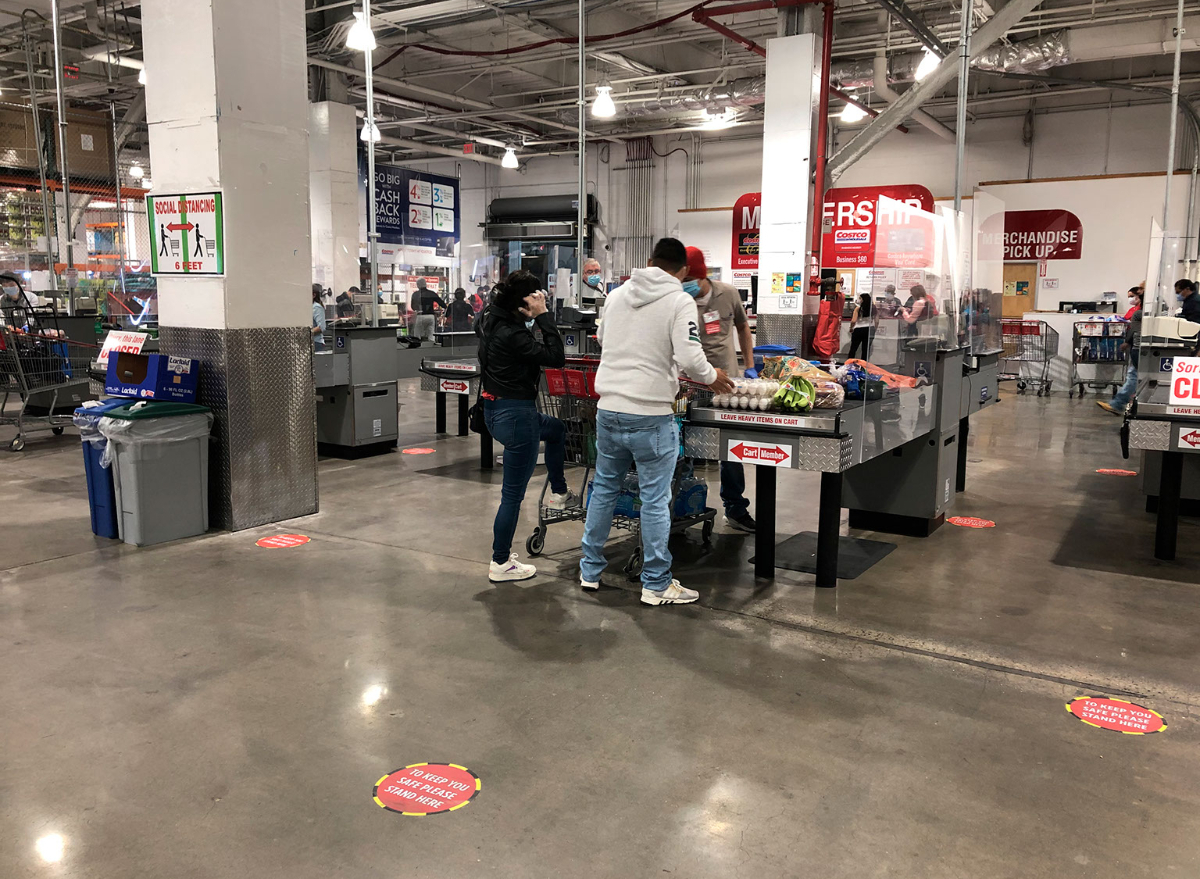 Costco floor spots