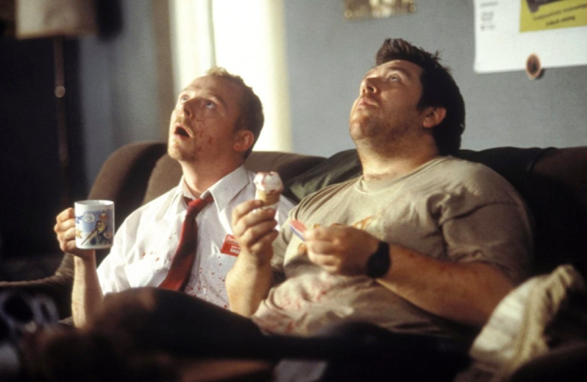 Simon Pegg and Nick Frost in Shaun of the Dead