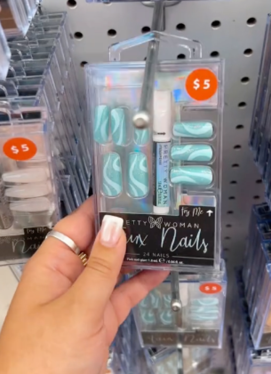 five below press on nails