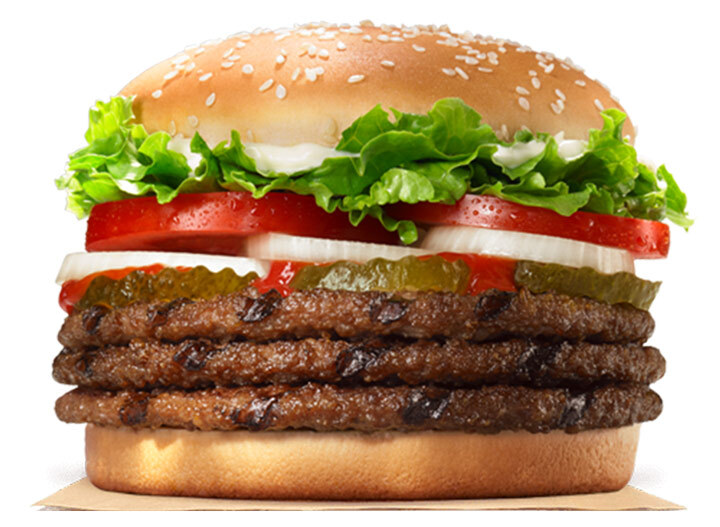 Burger king triple whopper