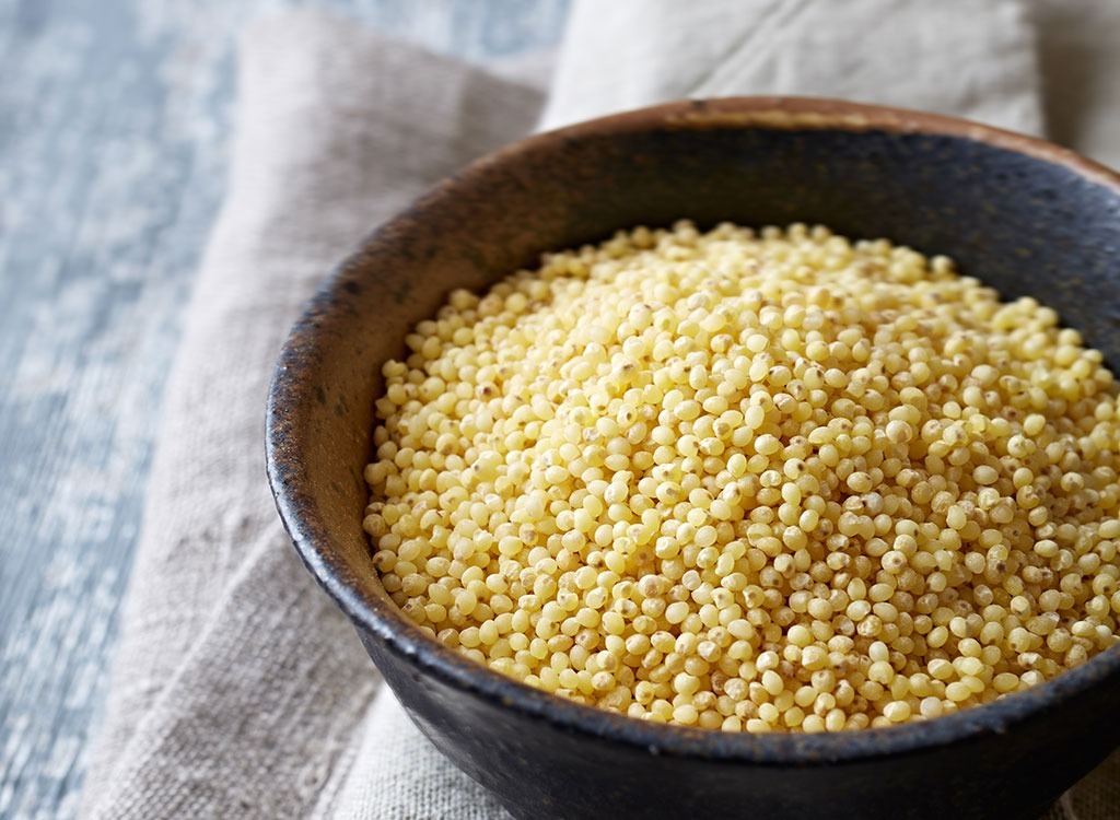 millet in bowl