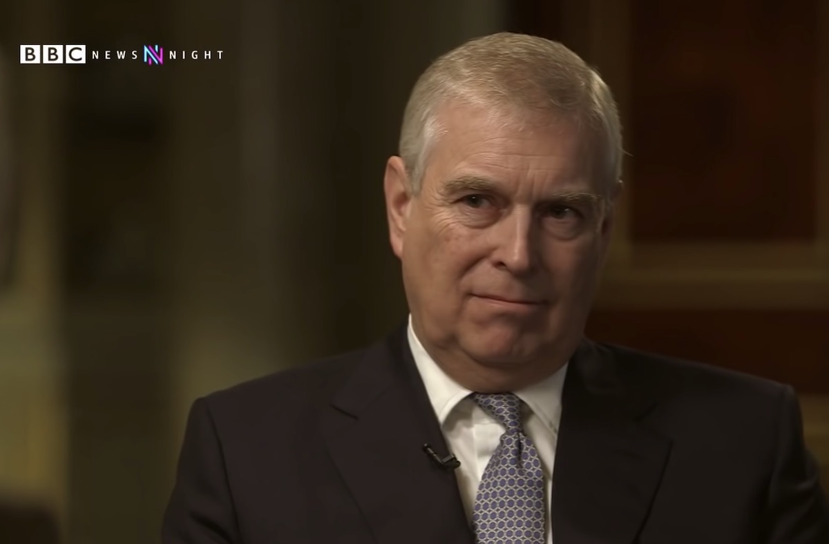 Prince Andrew on BBC's Newsnight in Nov. 2019