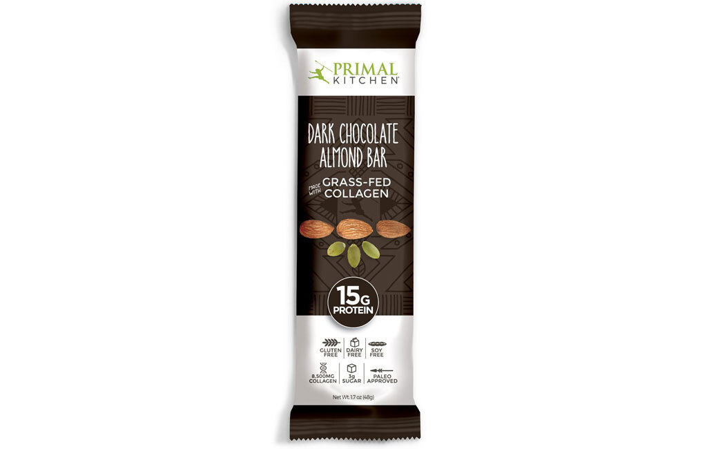 Primal Kitchen Dark Chocolate Almond Collagen Protein Bar