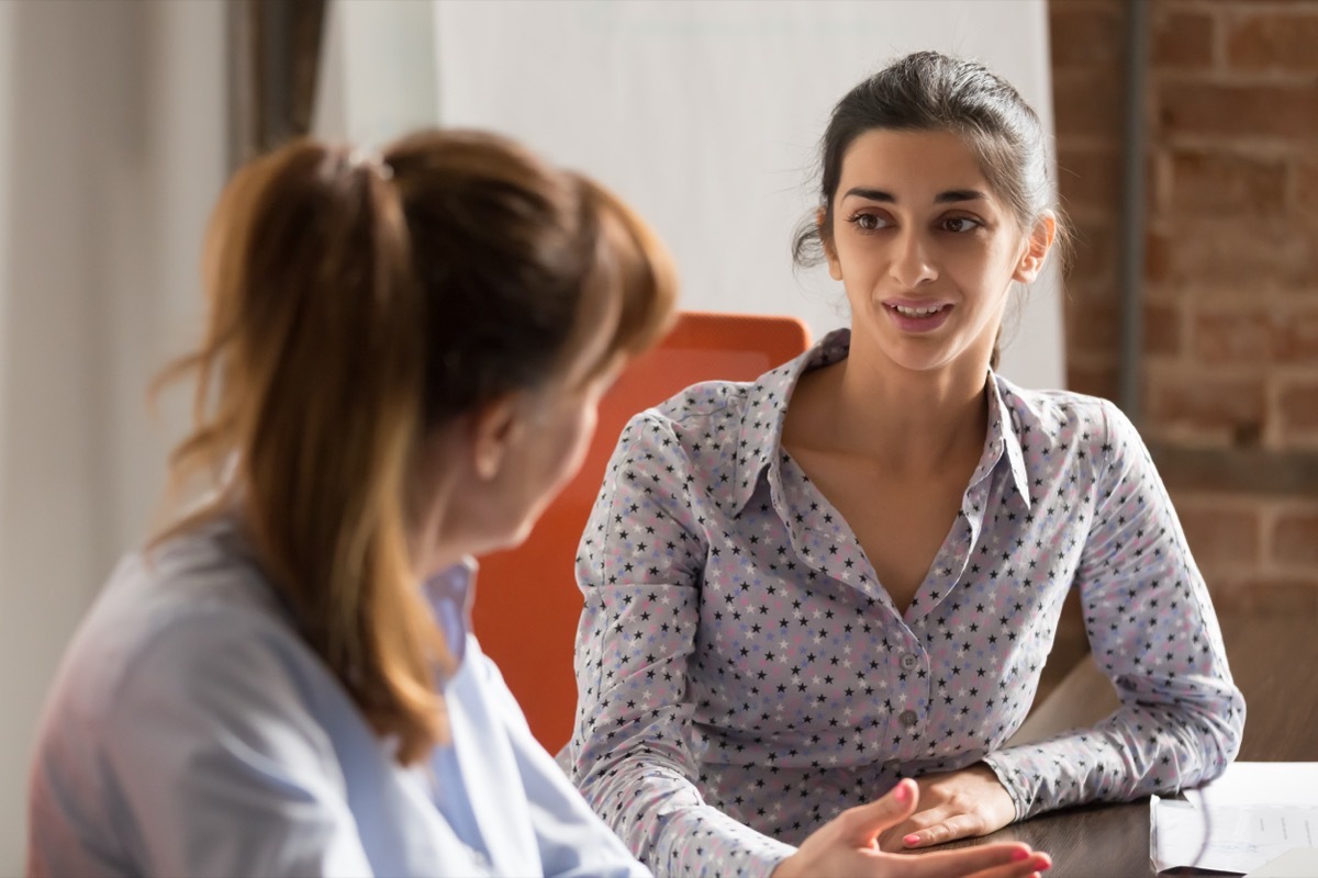 Girl Offering Someone Support