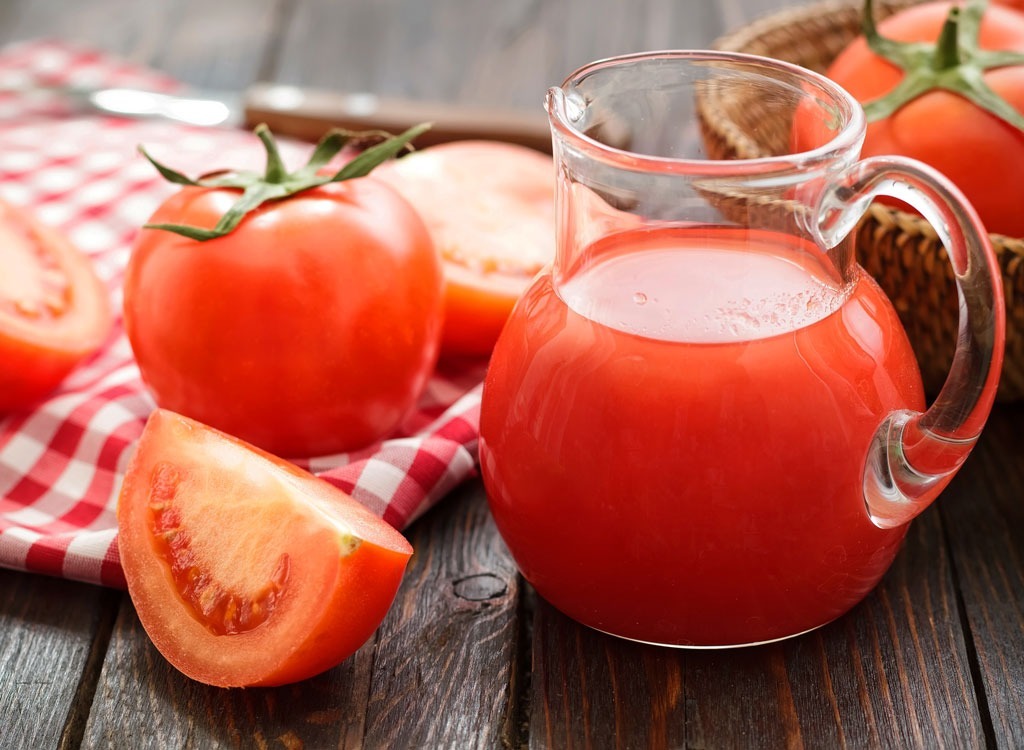 Fresh tomato juice