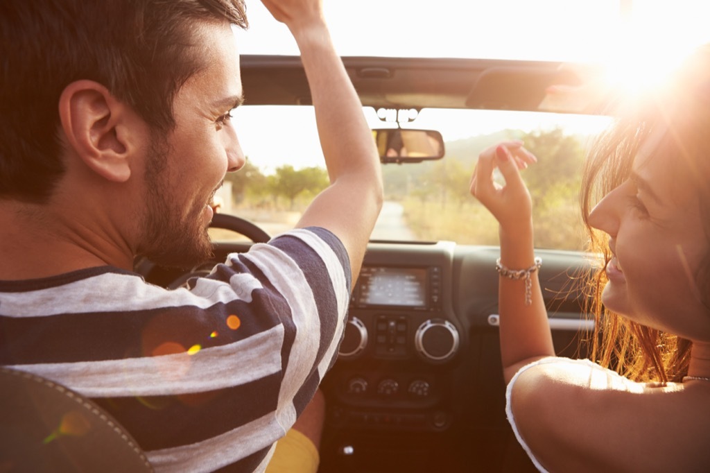 couple on a road trip advice you should ignore over 40