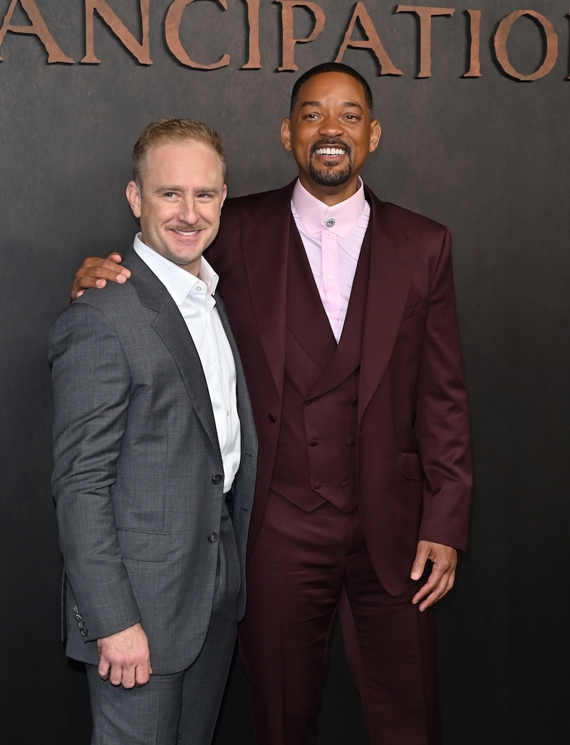 Ben Foster and Will Smith at the 