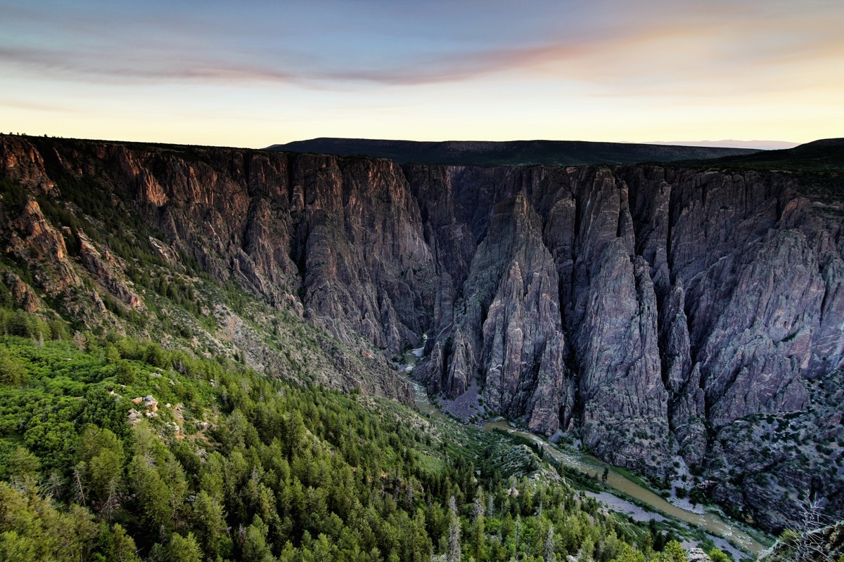 Black Canyon of the Gunnison National Park in Colorado