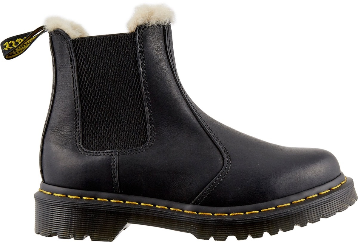 shearling lined doc martens