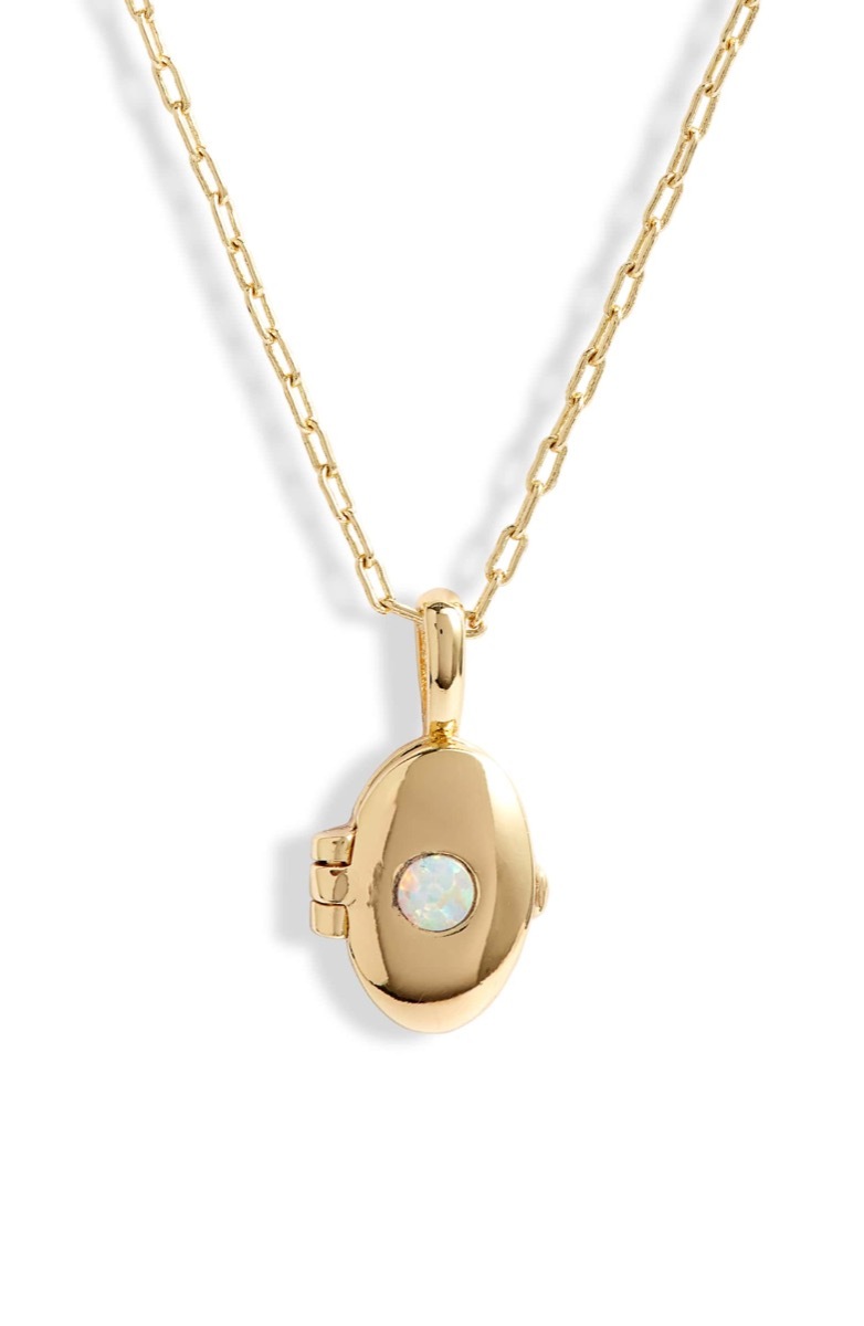 opal and gold locket, Nordstrom anniversary sale