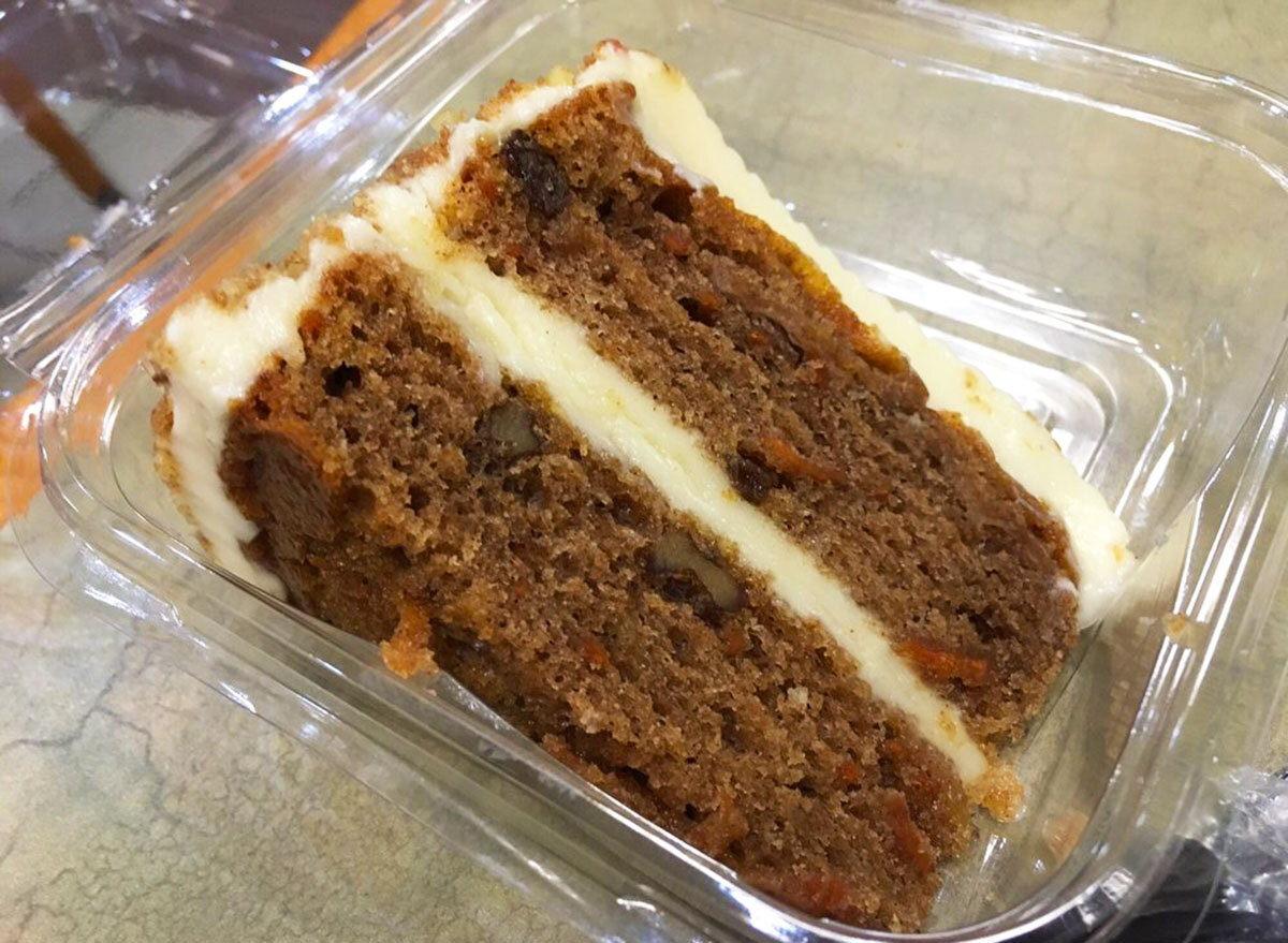 boston market carrot cake slice