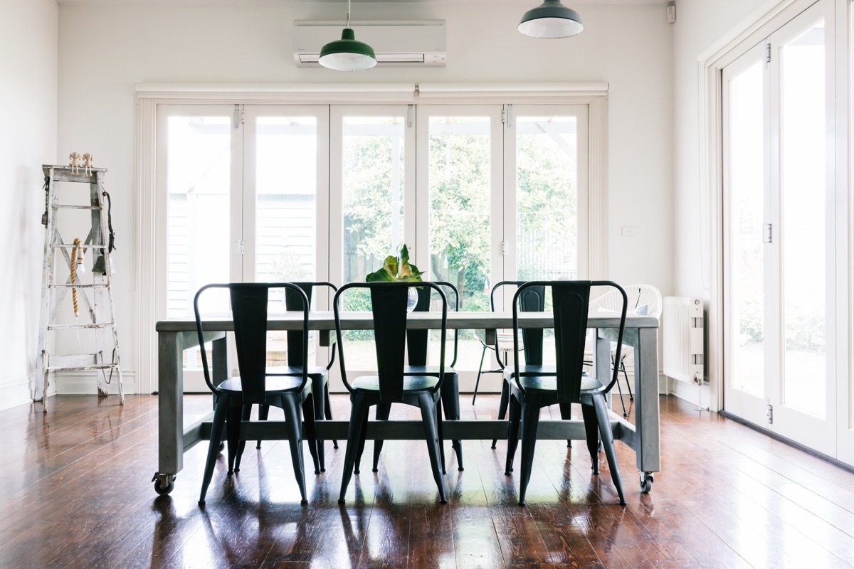 metal chair dining table home remodel