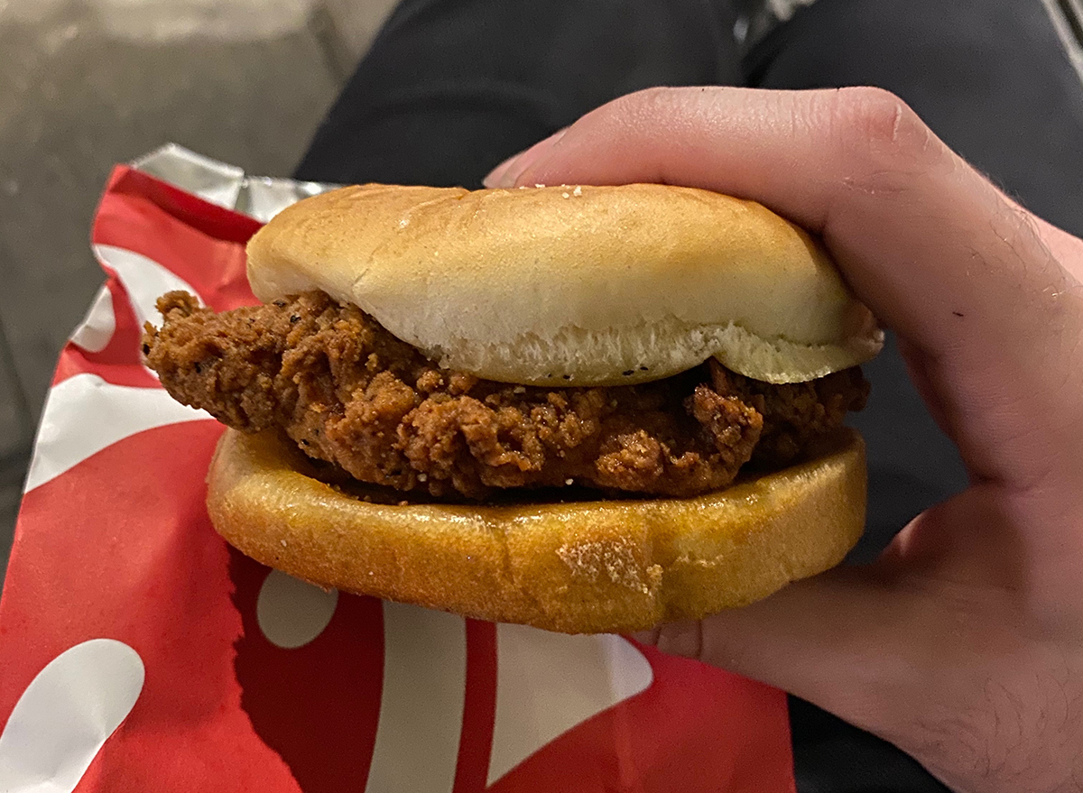 chick-fil-a spicy chicken sandwich