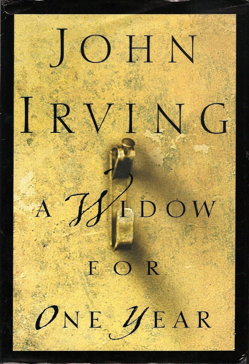 Book cover of A Widow for One Year by John Irving