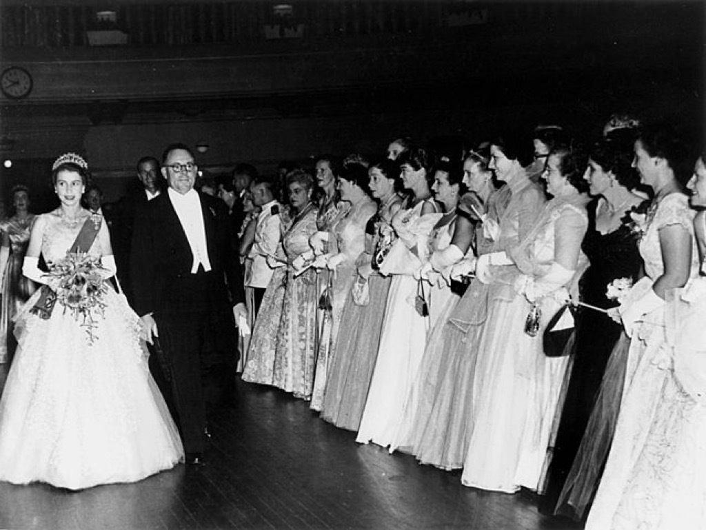 elizabeths dress was made with rationed fabric royal wedding facts