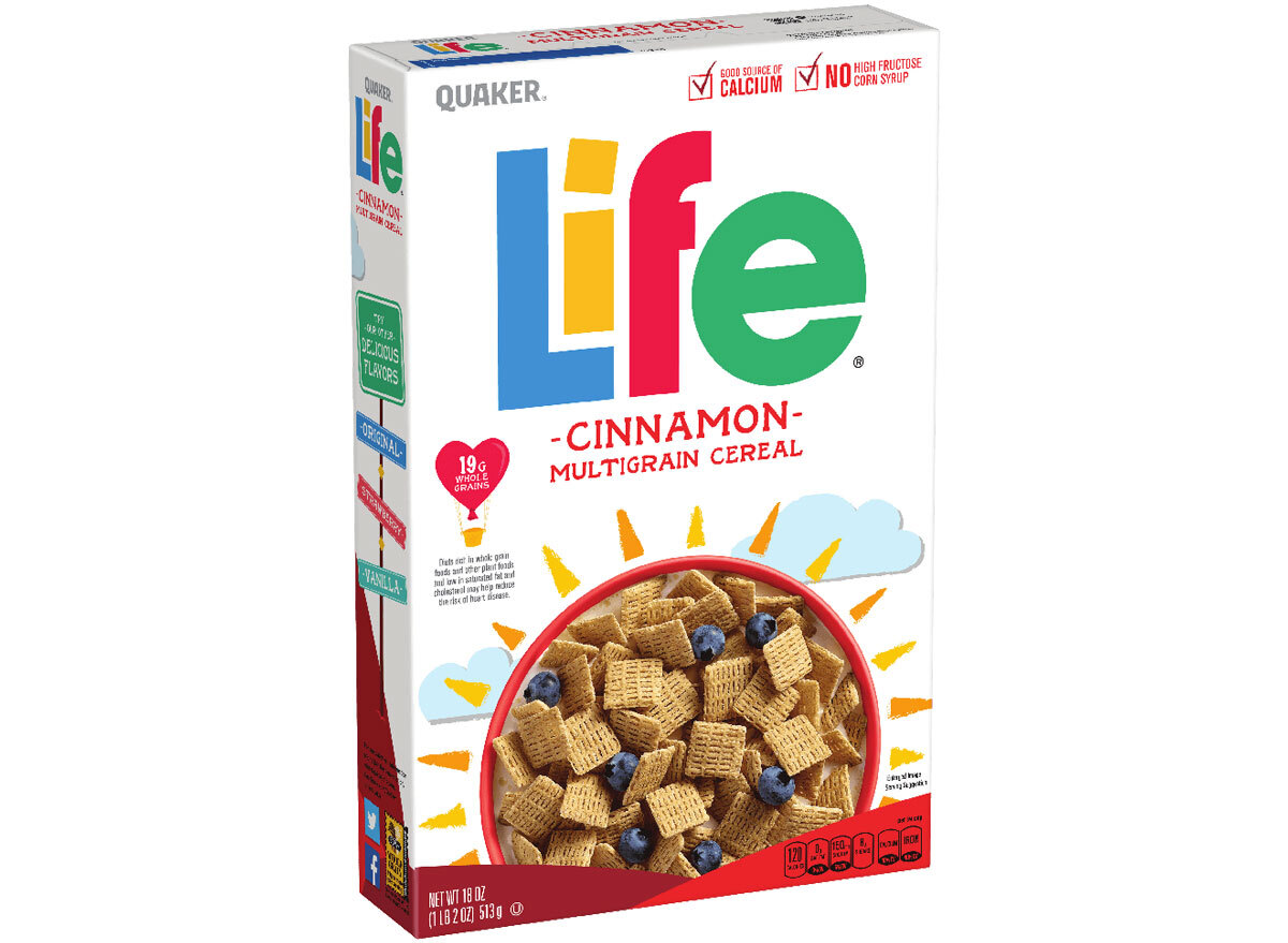 Life multigrain cereal cinnamon