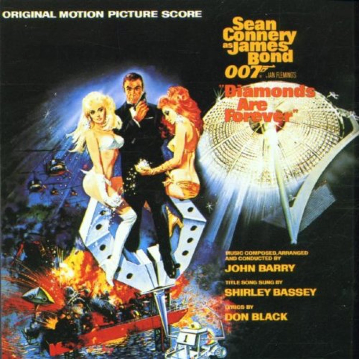 diamonds are forever movie soundtrack album cover