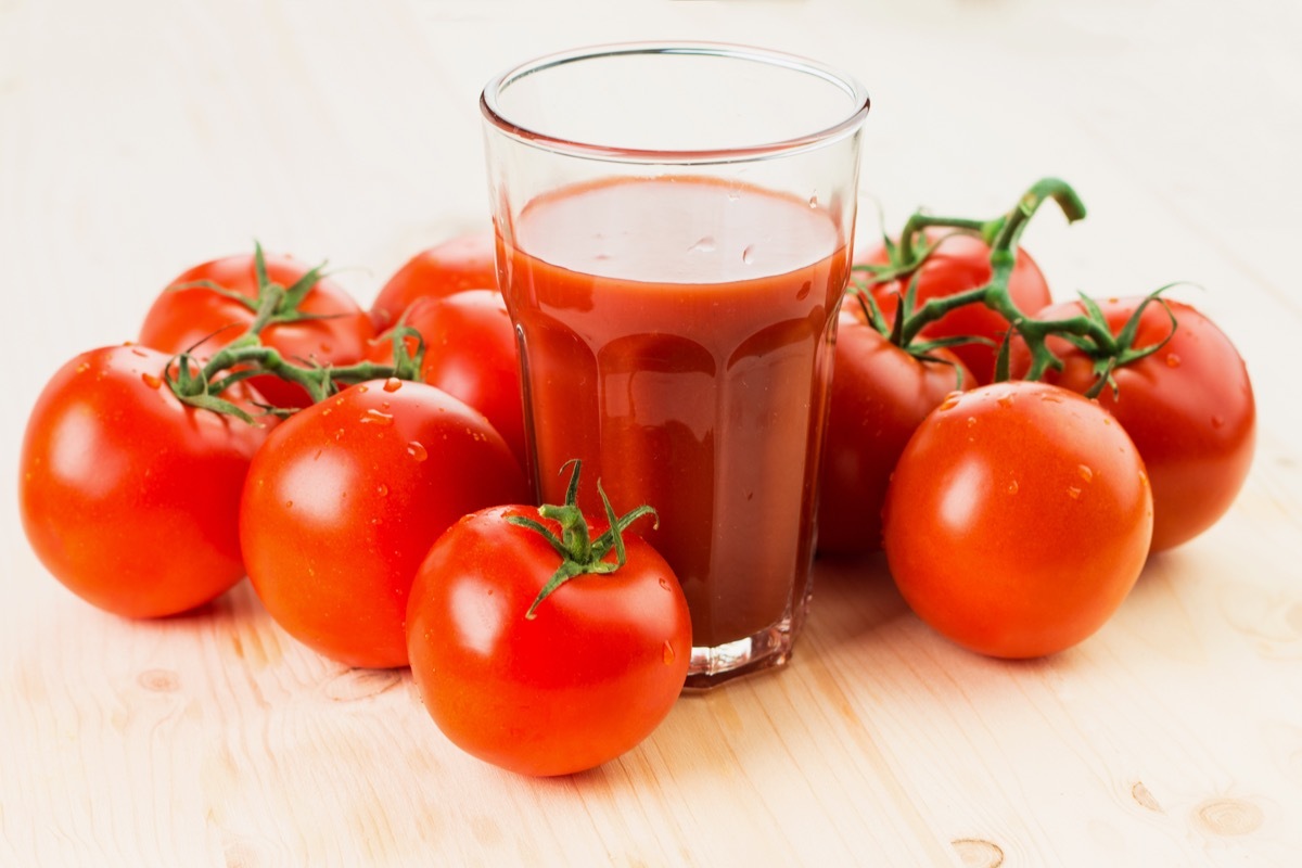 glass of tomato juice