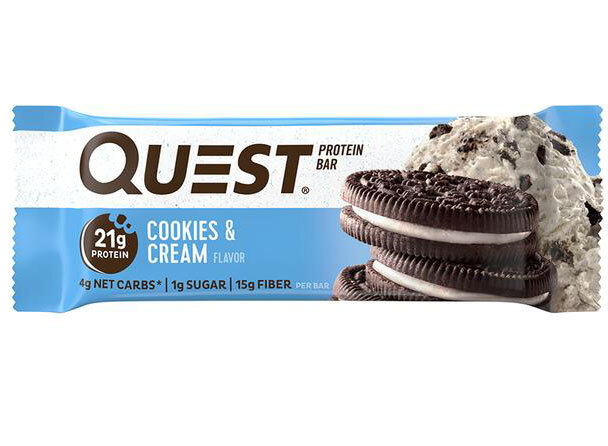 quest protein bar cookies n cream