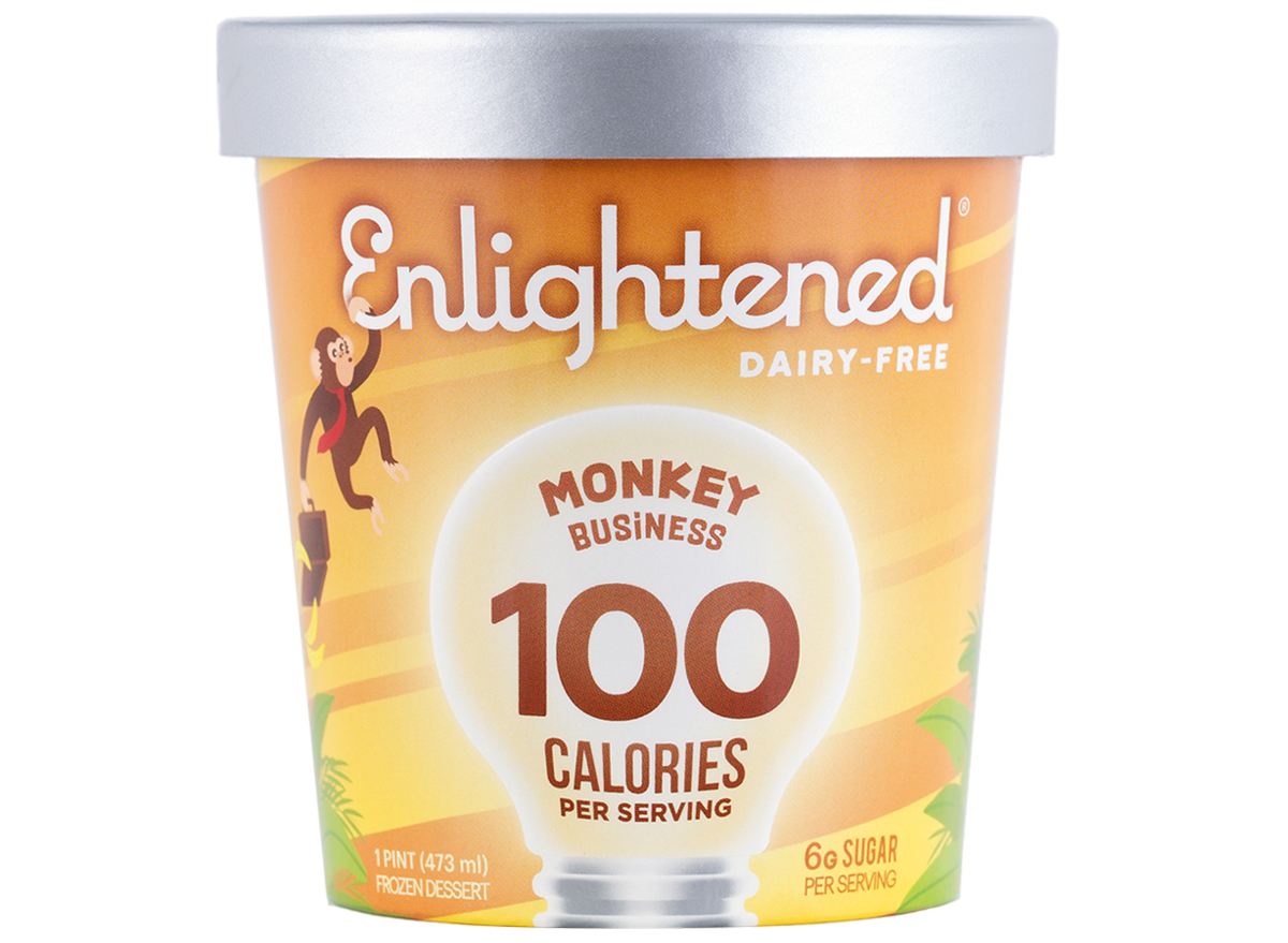 Enlightened dairy-free monkey business ice cream