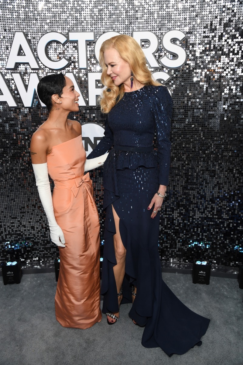 Zoe Kravitz and Nicole Kidman in 2020