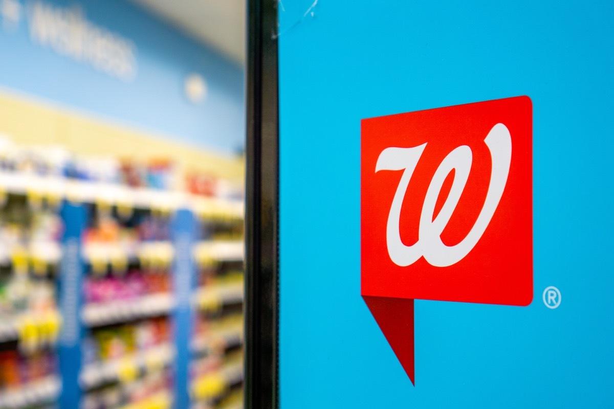 walgreens logo in store