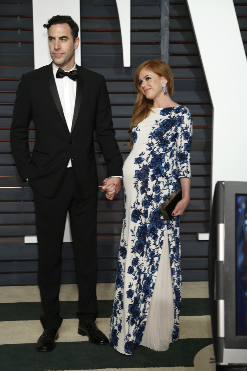  Sacha Baron Cohen and Isla Fisher 