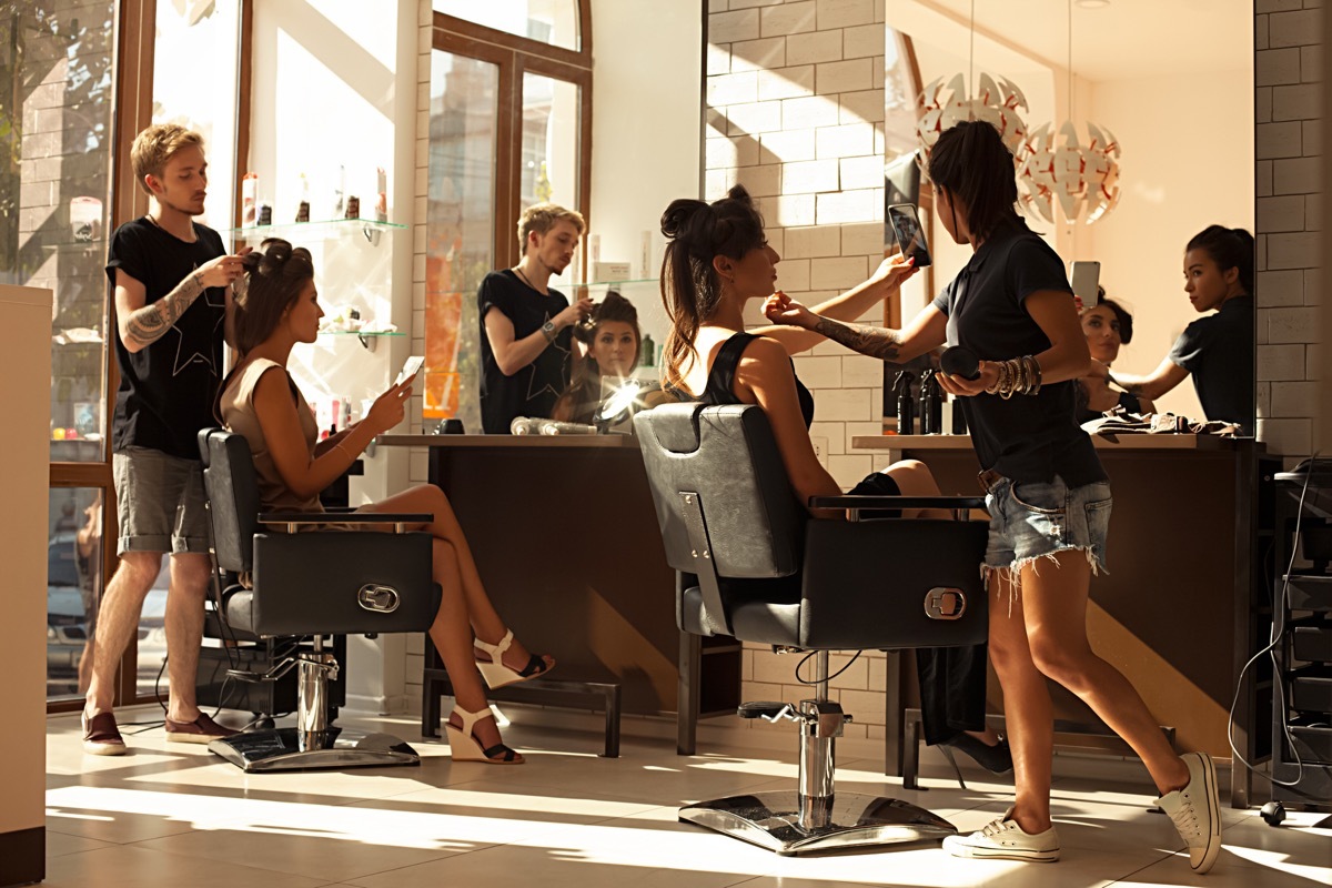 Hair salon