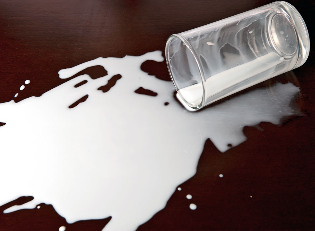 spilled milk