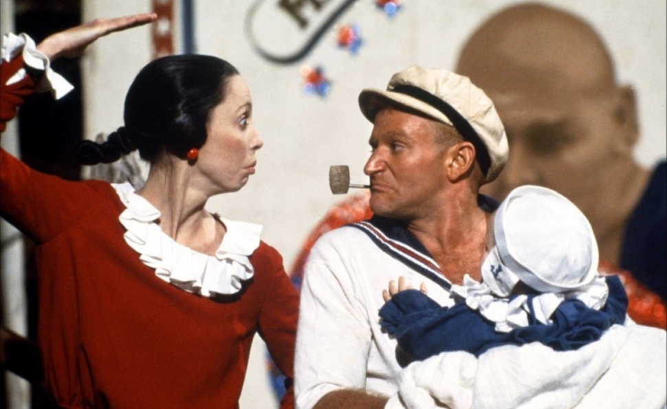 shelley duvall and robin williams in popeye