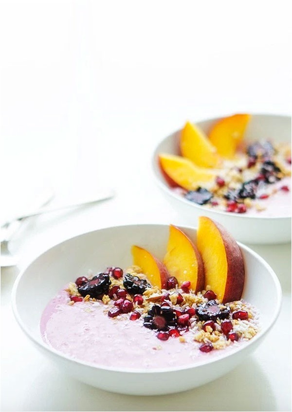 summer fruit smoothie bowl