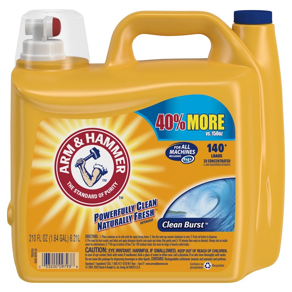 Arm Hammer detergent