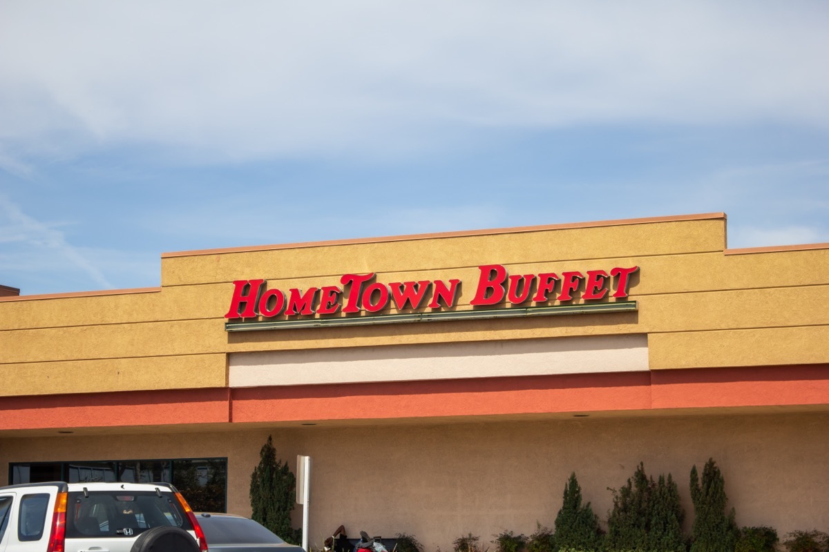 hometown buffet restaurant exterior