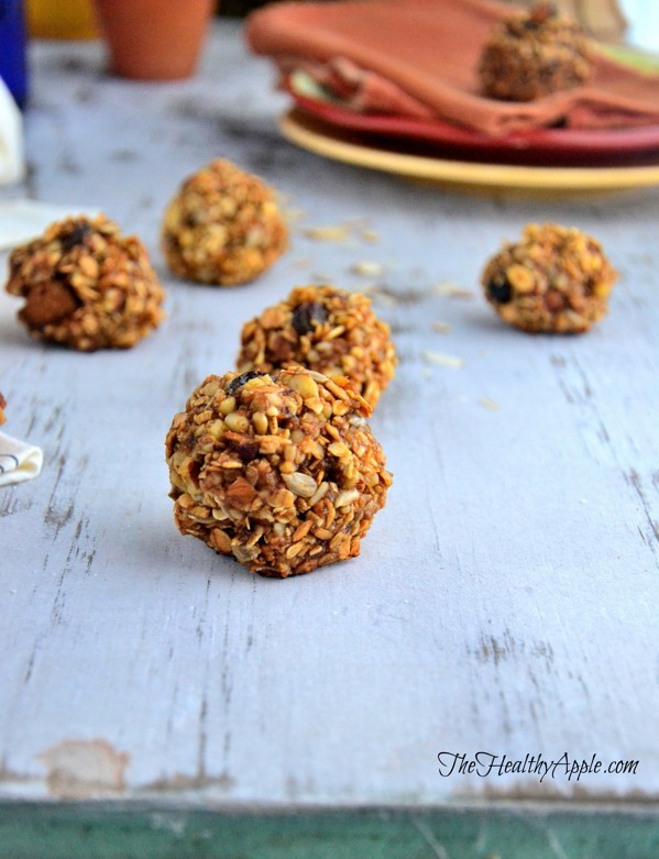 healthy dessert recipes - sunflower seed cranberry balls