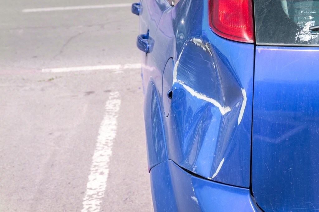 car dent