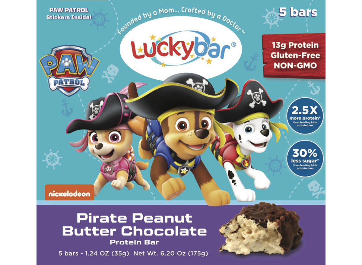 luckybar pirate peanut butter chocolate protein bar