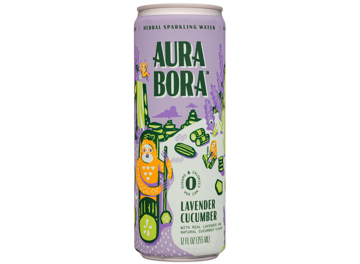 aura bora lavender cucumber sparkling water