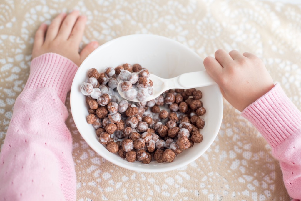 kid eating breakfast outdated life lessons